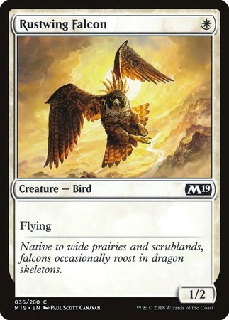 Rustwing Falcon [Core Set 2019] | Black Swamp Games