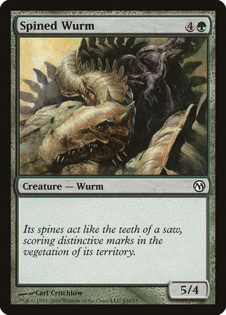 Spined Wurm [Duels of the Planeswalkers] | Black Swamp Games