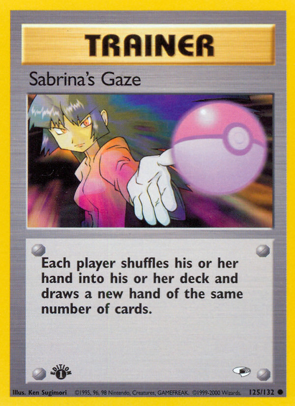 Sabrina's Gaze (125/132) [Gym Heroes 1st Edition] | Black Swamp Games