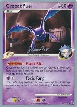 Crobat G LV.44 (47/127) (Queengar - Jason Martinez) [World Championships 2009] | Black Swamp Games