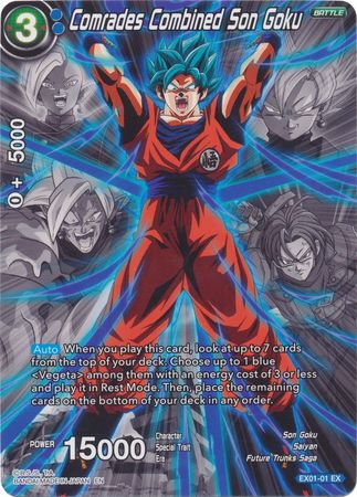 Comrades Combined Son Goku (Alternate Art) [EX01-01] | Black Swamp Games