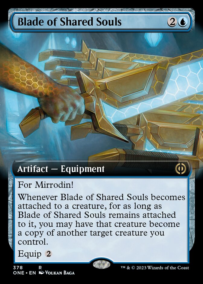 Blade of Shared Souls (Extended Art) [Phyrexia: All Will Be One] | Black Swamp Games