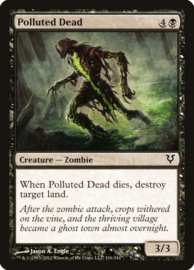 Polluted Dead [Avacyn Restored] | Black Swamp Games