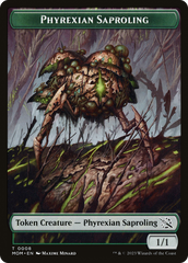 Monk // Phyrexian Saproling Double-Sided Token [March of the Machine Tokens] | Black Swamp Games