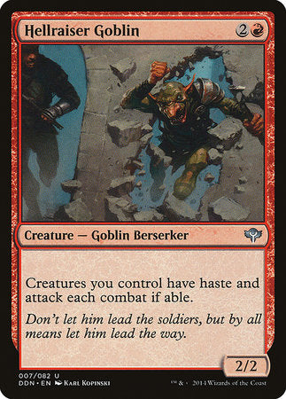 Hellraiser Goblin [Duel Decks: Speed vs. Cunning] | Black Swamp Games