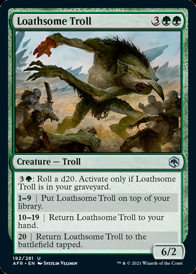 Loathsome Troll [Dungeons & Dragons: Adventures in the Forgotten Realms] | Black Swamp Games