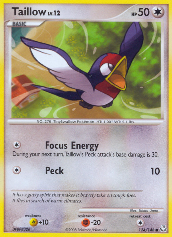 Taillow (124/146) [Diamond & Pearl: Legends Awakened] | Black Swamp Games