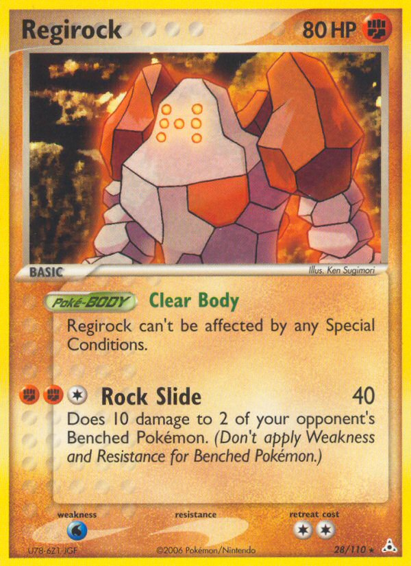 Regirock (28/110) [EX: Holon Phantoms] | Black Swamp Games