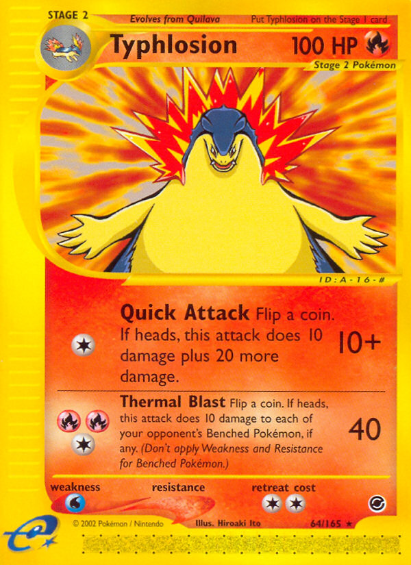 Typhlosion (64/165) [Expedition: Base Set] | Black Swamp Games