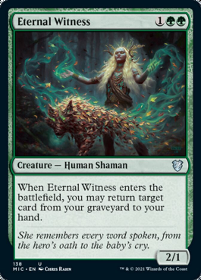 Eternal Witness [Innistrad: Midnight Hunt Commander] | Black Swamp Games