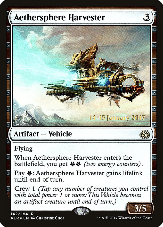 Aethersphere Harvester  [Aether Revolt Prerelease Promos] | Black Swamp Games