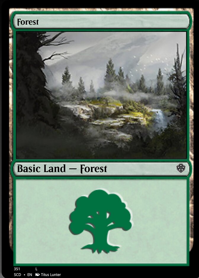 Forest (351) [Starter Commander Decks] | Black Swamp Games