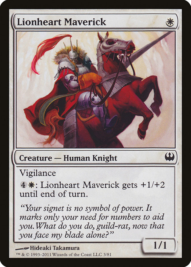 Lionheart Maverick [Duel Decks: Knights vs. Dragons] | Black Swamp Games