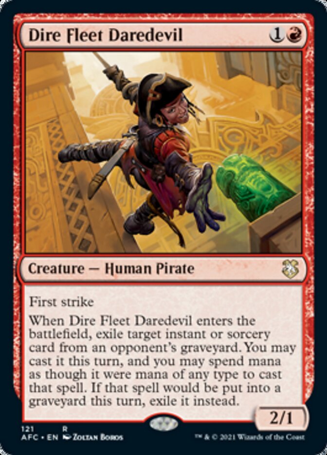 Dire Fleet Daredevil [Dungeons & Dragons: Adventures in the Forgotten Realms Commander] | Black Swamp Games