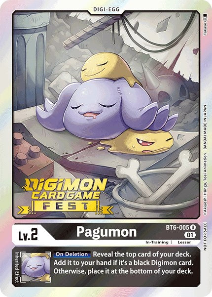 Pagumon [BT6-005] (Digimon Card Game Fest 2022) [Double Diamond Promos] | Black Swamp Games