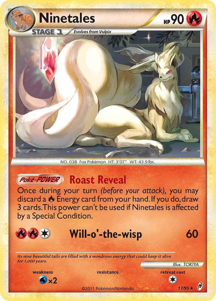Ninetales (17/95) (Theme Deck Exclusive) [HeartGold & SoulSilver: Call of Legends] | Black Swamp Games