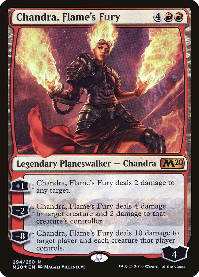 Chandra, Flame's Fury [Core Set 2020] | Black Swamp Games