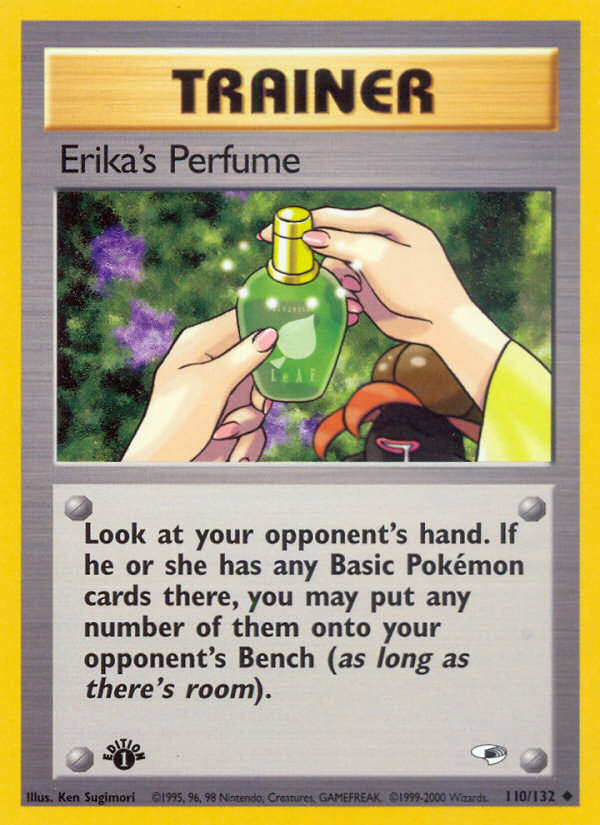 Erika's Perfume (110/132) [Gym Heroes 1st Edition] | Black Swamp Games