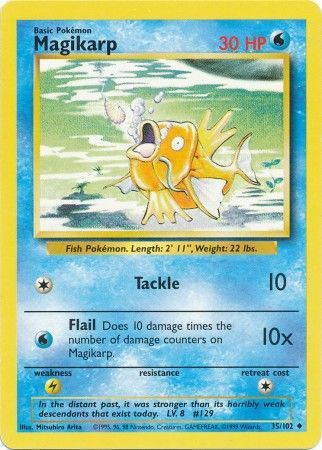 Magikarp (35/102) [Base Set Unlimited] | Black Swamp Games