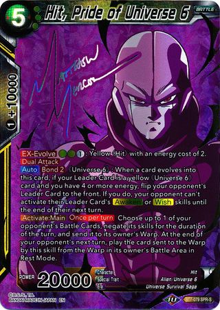 Hit, Pride of Universe 6 (SPR Signature) [BT7-079] | Black Swamp Games