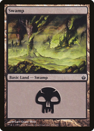Swamp (151) [Mirrodin Besieged] | Black Swamp Games