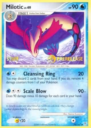 Milotic (70/147) (Staff Prerelease Promo) [Nintendo: Black Star Promos] | Black Swamp Games