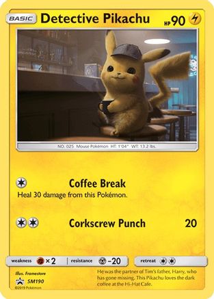 Detective Pikachu (SM190) [Sun & Moon: Black Star Promos] | Black Swamp Games