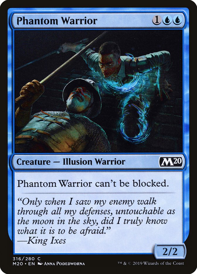 Phantom Warrior [Core Set 2020] | Black Swamp Games