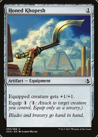 Honed Khopesh [Amonkhet] | Black Swamp Games