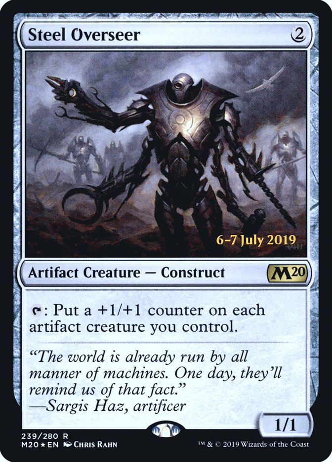 Steel Overseer  [Core Set 2020 Prerelease Promos] | Black Swamp Games