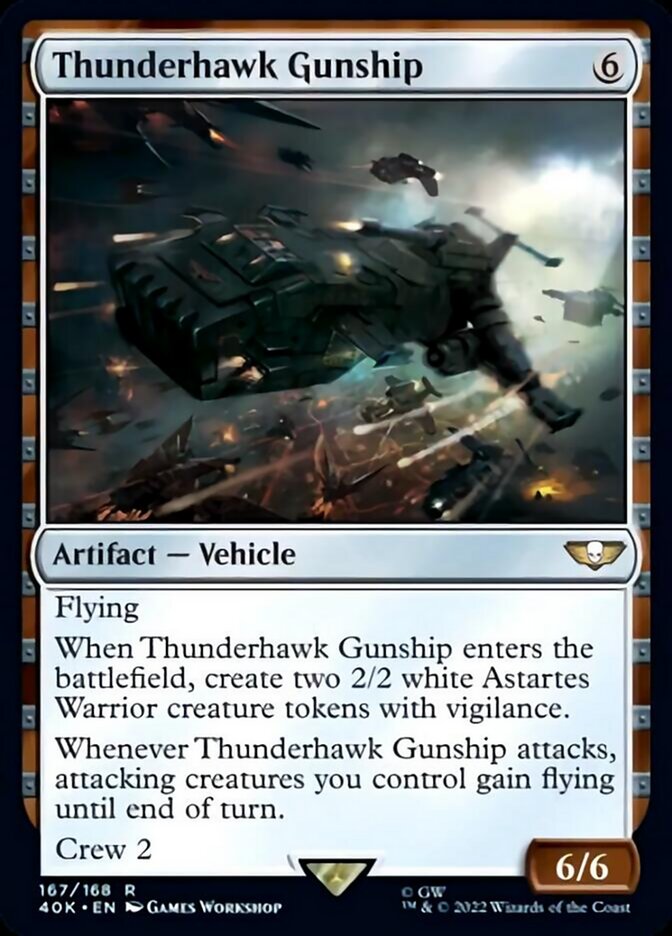 Thunderhawk Gunship (Surge Foil) [Universes Beyond: Warhammer 40,000] | Black Swamp Games