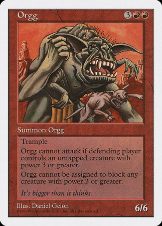 Orgg [Fifth Edition] | Black Swamp Games