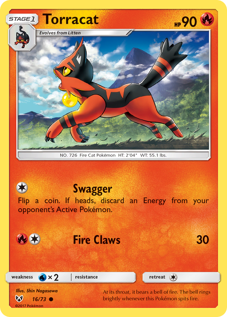 Torracat (16/73) [Sun & Moon: Shining Legends] | Black Swamp Games