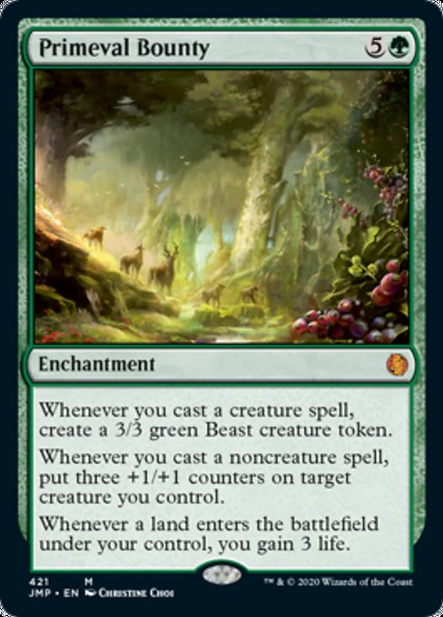 Primeval Bounty [Jumpstart] | Black Swamp Games
