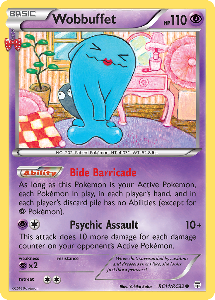 Wobbuffet (RC11/RC32) [XY: Generations] | Black Swamp Games