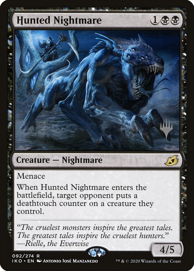 Hunted Nightmare (Promo Pack) [Ikoria: Lair of Behemoths Promos] | Black Swamp Games