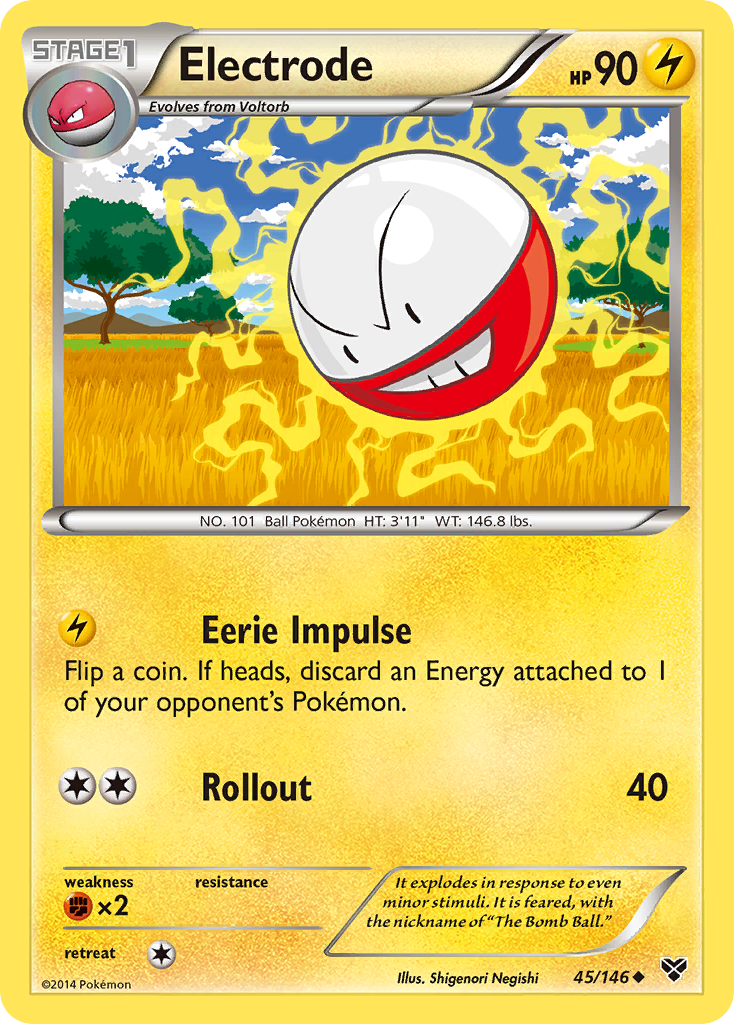 Electrode (45/146) [XY: Base Set] | Black Swamp Games