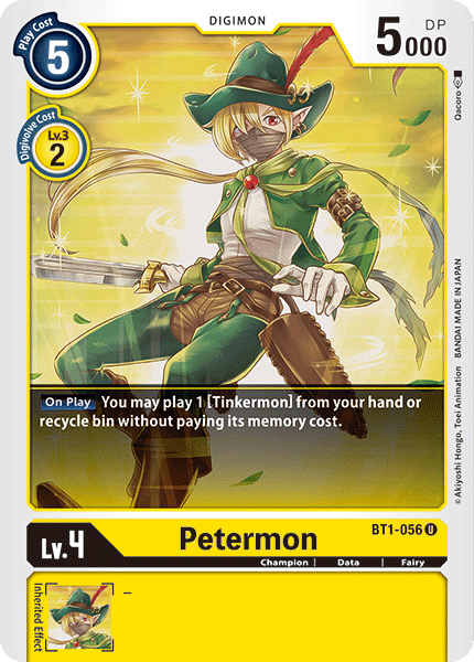 Petermon [BT1-056] [Release Special Booster Ver.1.0] | Black Swamp Games