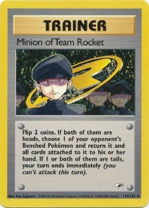 Minion of Team Rocket (113/132) [Gym Heroes Unlimited] | Black Swamp Games