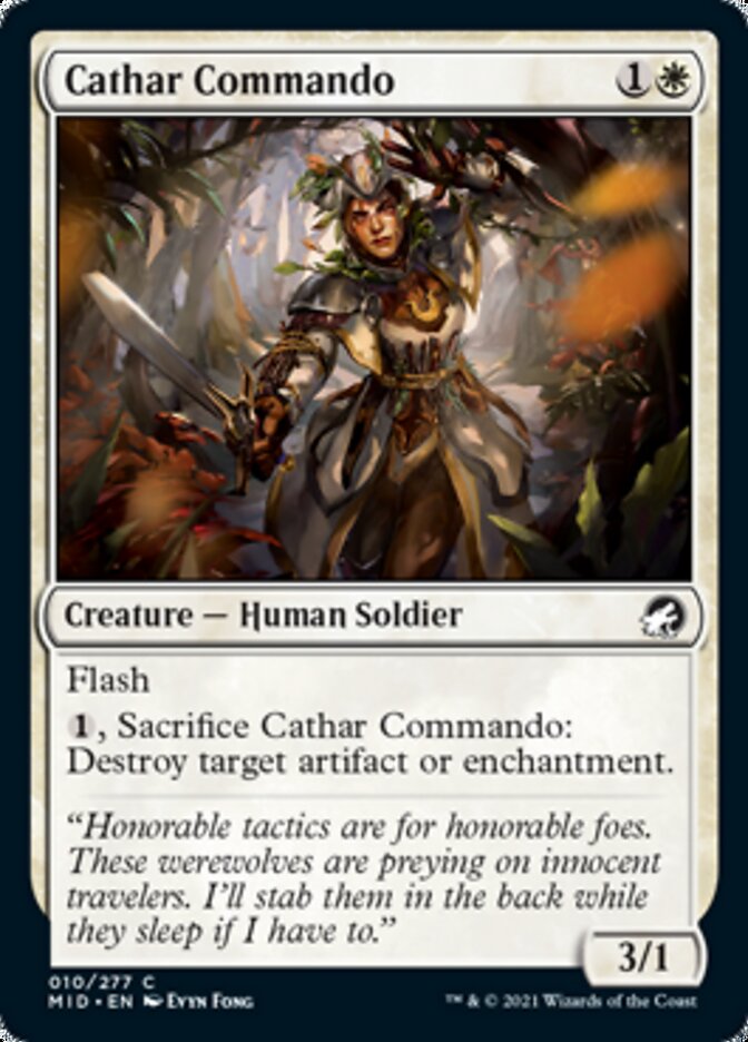 Cathar Commando [Innistrad: Midnight Hunt] | Black Swamp Games