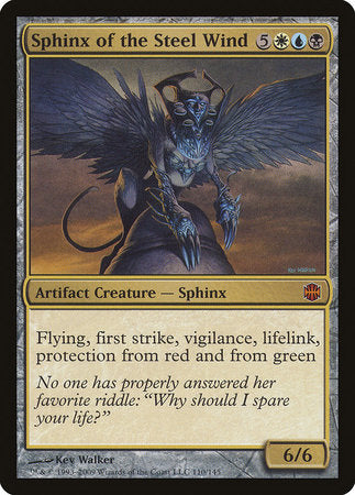 Sphinx of the Steel Wind [Alara Reborn] | Black Swamp Games