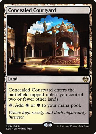 Concealed Courtyard [Kaladesh] | Black Swamp Games