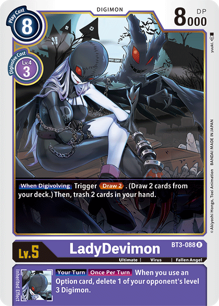 LadyDevimon [BT3-088] [Release Special Booster Ver.1.5] | Black Swamp Games