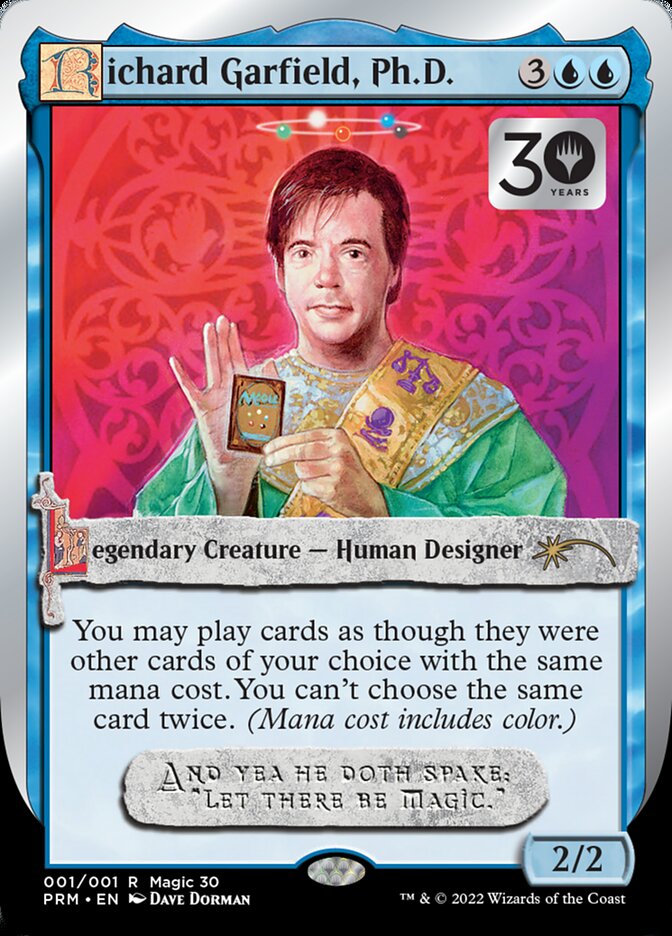 Richard Garfield, Ph.D. [30th Anniversary Promos] | Black Swamp Games