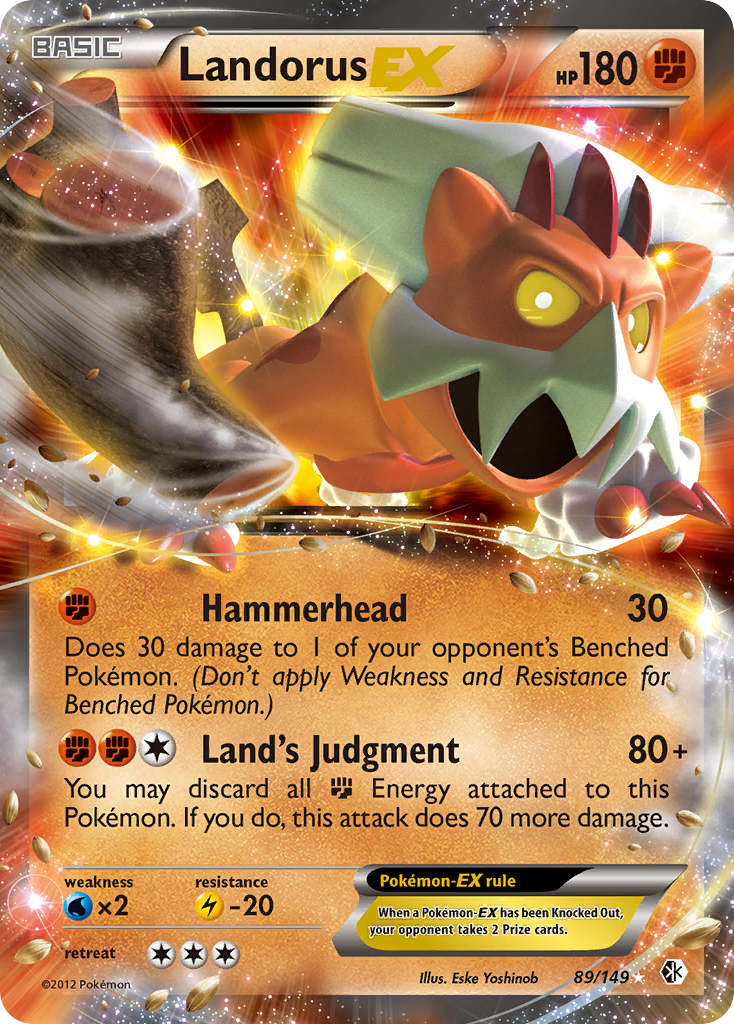 Landorus EX (89/149) [Black & White: Boundaries Crossed] | Black Swamp Games