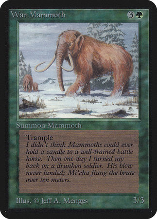 War Mammoth [Limited Edition Alpha] | Black Swamp Games