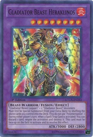 Gladiator Beast Heraklinos [LCGX-EN253] Super Rare | Black Swamp Games