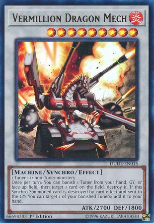 Vermillion Dragon Mech [DUDE-EN015] Ultra Rare | Black Swamp Games