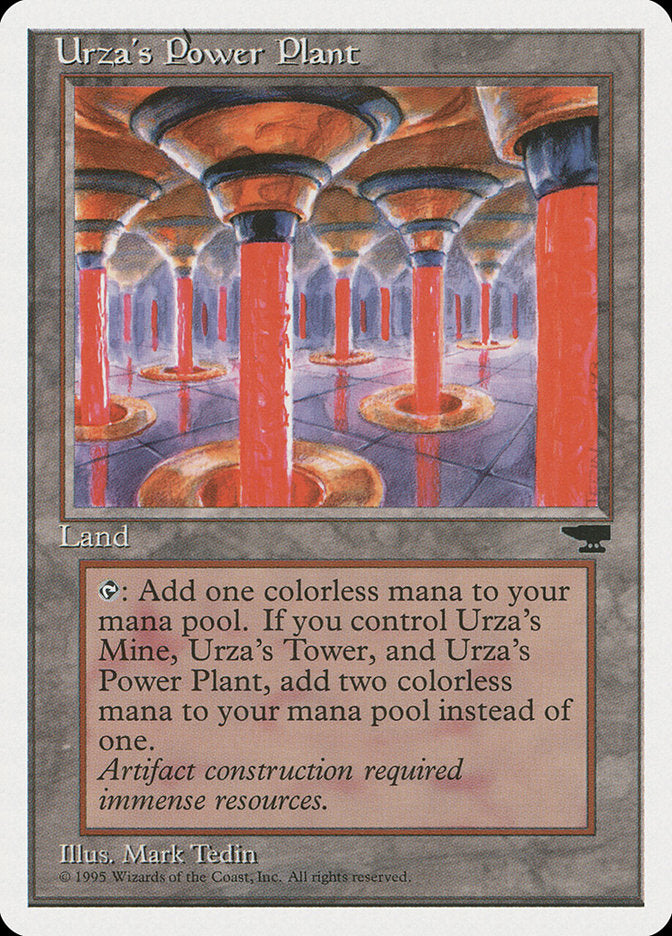 Urza's Power Plant (Red Columns) [Chronicles] | Black Swamp Games