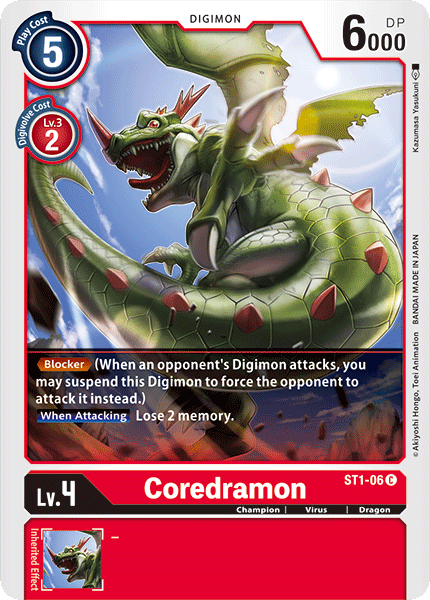 Coredramon [ST1-06] [Starter Deck: Gaia Red] | Black Swamp Games